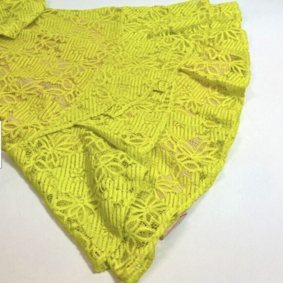 BCBGMAXAZRIA Embroidery Flower Lace Dress - Picture 10 of 12